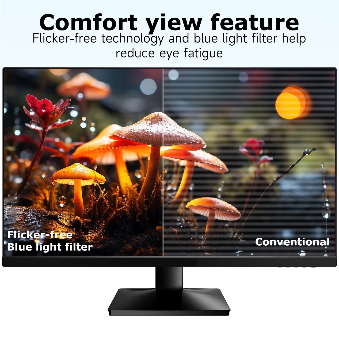 27 Inch 1080P IPS LCD Computer Monitor 100Hz FHD Gaming Monitor 99% Srgb , Freesync for Office